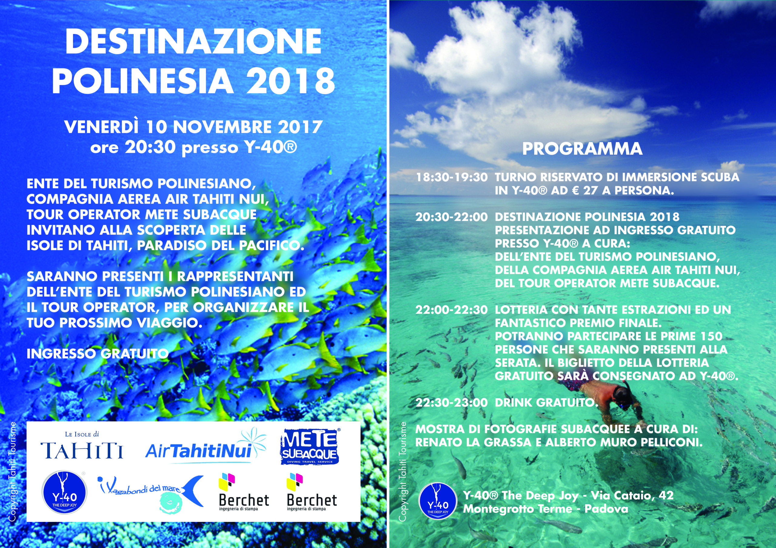 Videogallery – Y40 – Destinazione Polinesia 2018